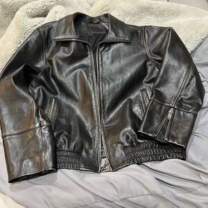 Women’s Black Leather Jacket